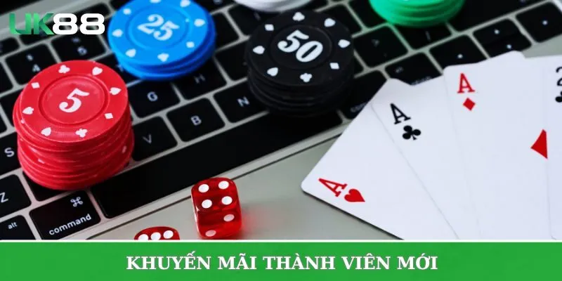 Khuyến Mãi Thành Viên Mới UK88 Hấp Dẫn Lên Đến 8888k